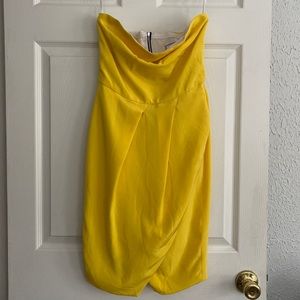 HUNTER BELL MARGOT Lined Strapless Dress